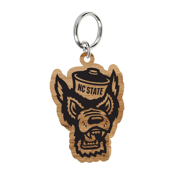 Wood Keychain Tuffy Head